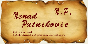 Nenad Putniković vizit kartica